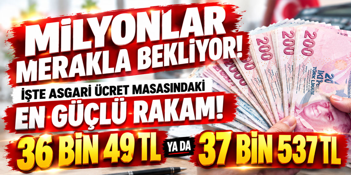 Milyonlar merakla bekliyor! İşte asgari ücret masasındaki en güçlü rakam