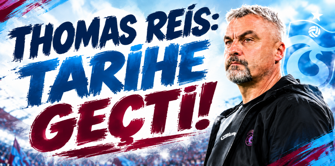Thomas Reis 5’te 5 Yaptı! Trabzonspor'un Tarihine Geçti