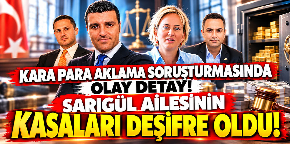 Kara para aklama soruşturmasında olay detay! Sarıgül ailesinin kasaları deşifre oldu
