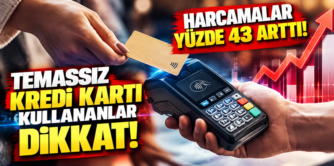 Temassız Kredi Kartı Kullananlar Dikkat! Harcamalar Hızla Artıyor!