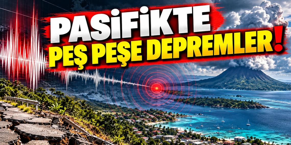 Vanuatu açıklarında 6,9 büyüklüğünde deprem meydana geldi