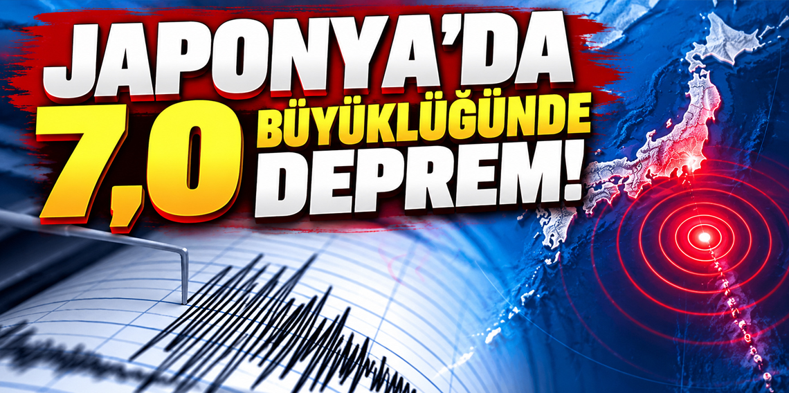 Japonya'da 7.0 büyüklüğünde deprem