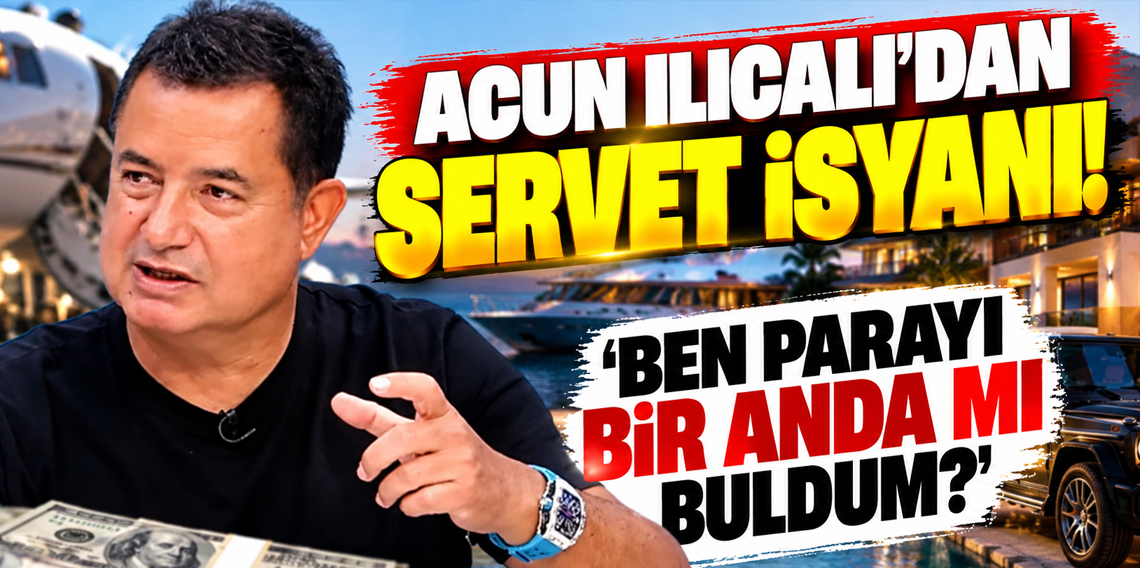 Acun Ilıcalı’dan Servet Tepkisi! “25-30 Yıldır Televizyondayım”