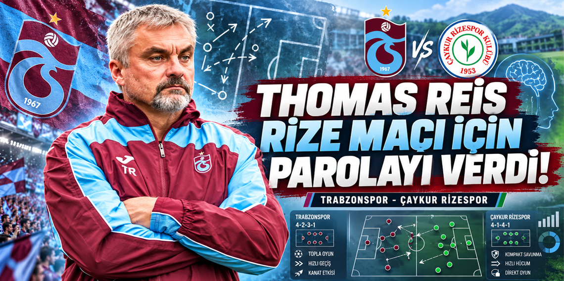 Thomas Reis’tan Rizespor maçı için oyuncularından özel istek!