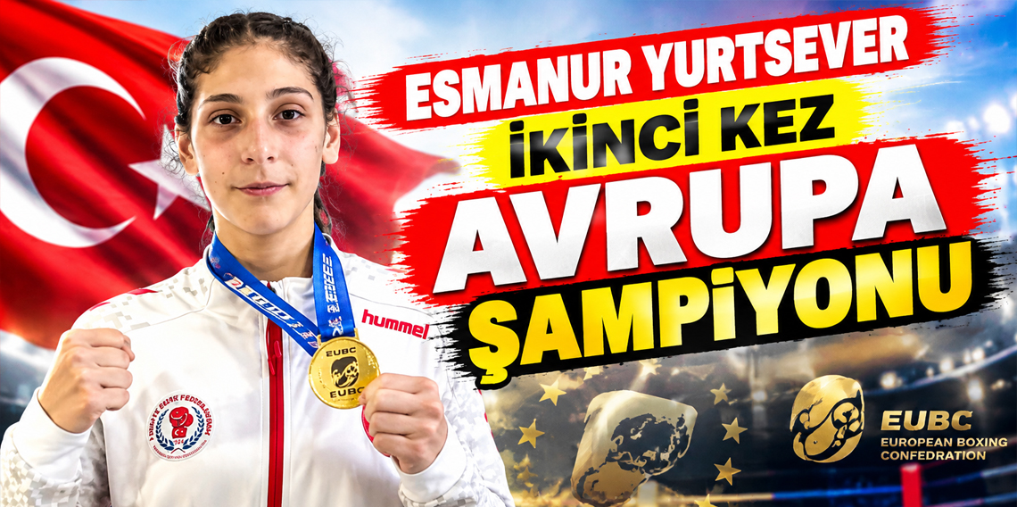 Trabzon’da Tarih Yazdı! Esmanur Yurtsever Üst Üste İkinci Kez Avrupa Şampiyonu