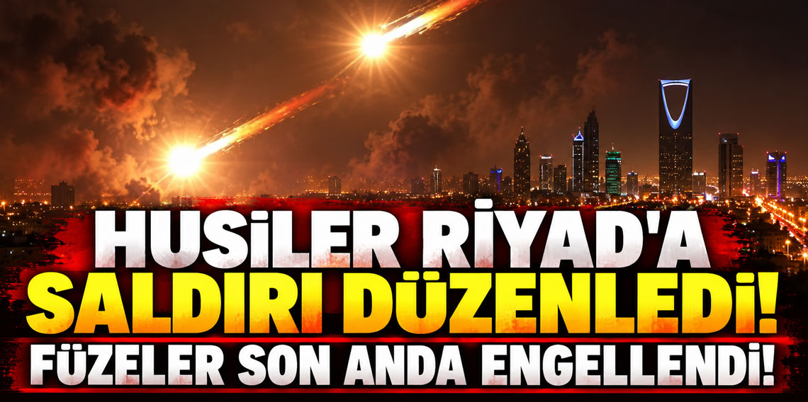 Husilerin Riyad yönüne fırlattığı balistik füze önlendi