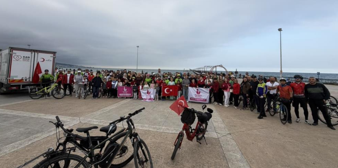 Samsun’da Cumhuriyet Coşkusu Bisikletlerle Sahile Taşındı