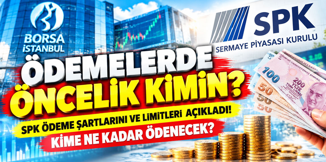 Ödemelerde öncelik kimin? SPK ödeme şartlarını ve limitleri açıkladı, kime ne kadar ödenecek?