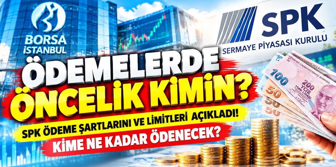 Ödemelerde öncelik kimin? SPK ödeme şartlarını ve limitleri açıkladı, kime ne kadar ödenecek?