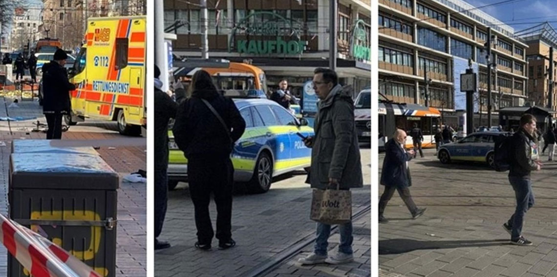 Almanya’da araç kalabalığa daldı: 5 yaralı, 3 gözaltı