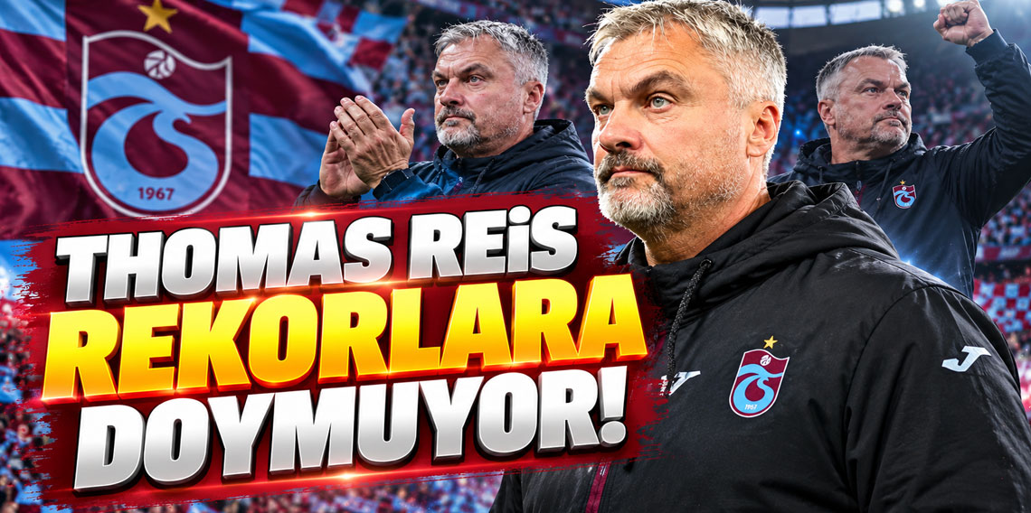Trabzonspor'da Thomas Reis Rekorlara Doymuyor!