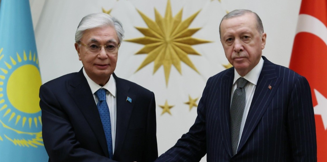 Cumhurbaşkanı Erdoğan, Kazakistan Cumhurbaşkanı Tokayev ile görüştü