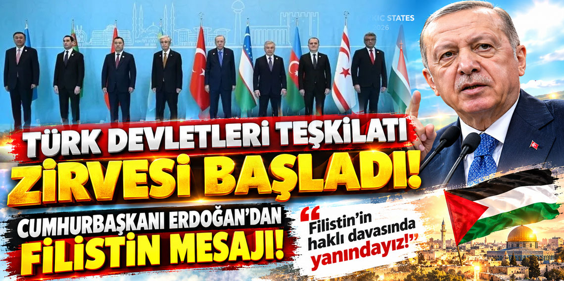 Türk Devletleri Teşkilatı Zirvesi başladı!
