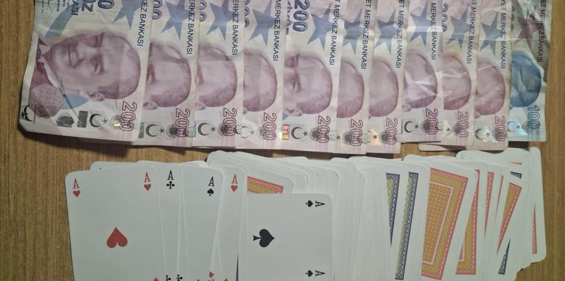 Kumar denetimlerinde 6 kişiye 69 bin 624 lira ceza