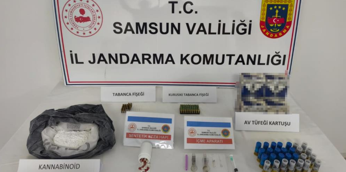 Samsun'da 1 kilo 99 gram bonzai ham maddesi ele geçirildi