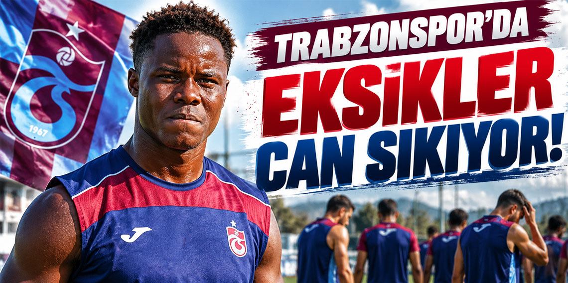 Trabzonspor’da Gaziantep FK maçı öncesi şok! 7 futbolcu kadroda yok
