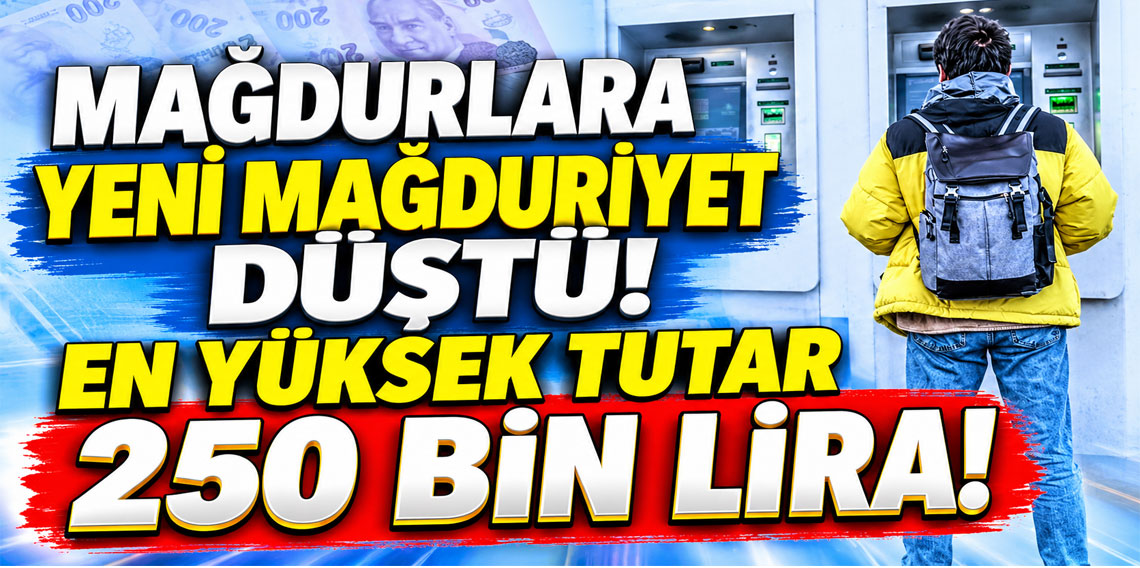 Mağdurlara yeni mağduriyet düştü!