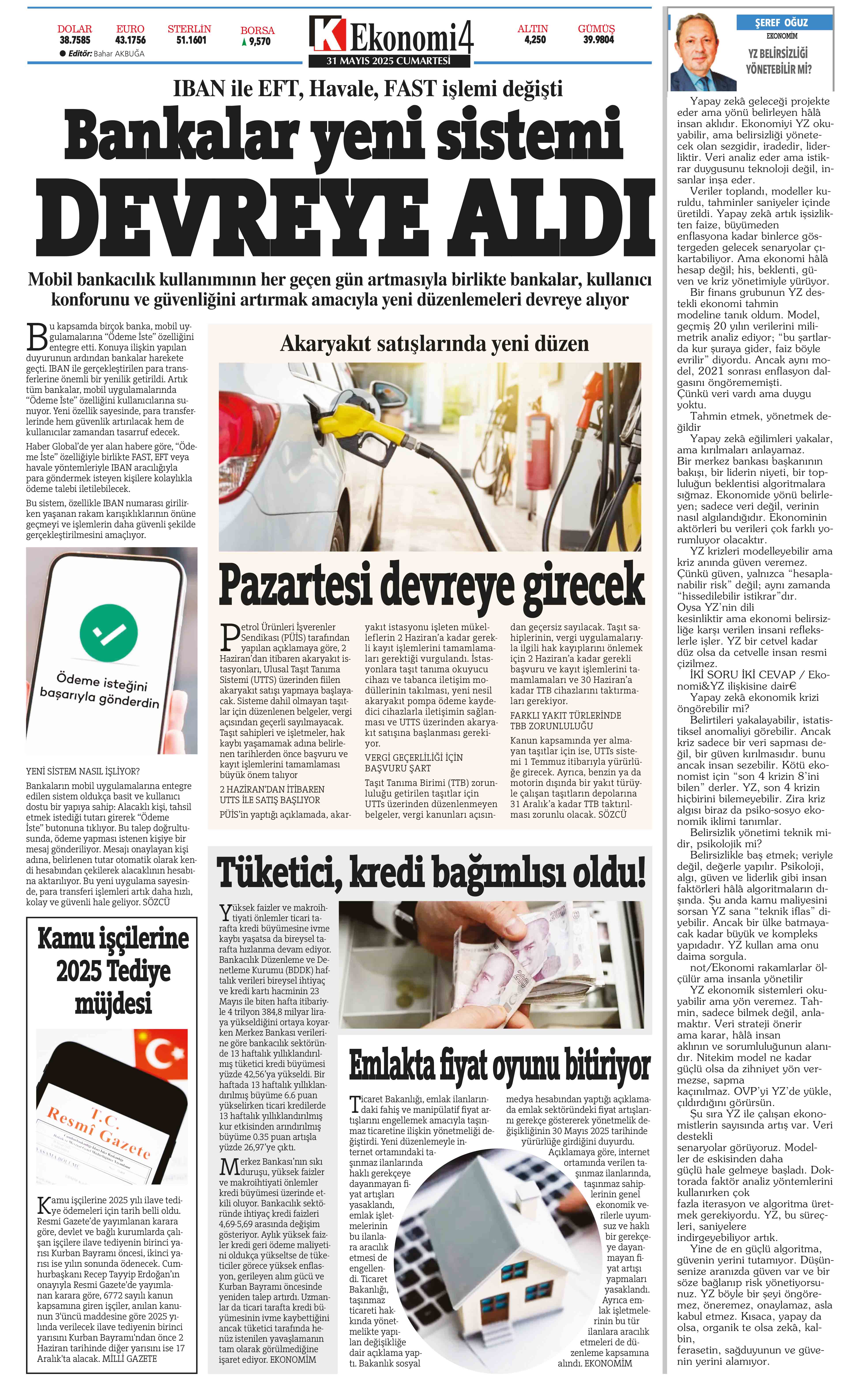 31 Mayıs 2025 Tarihli Karadeniz Gazete Sayfa 4