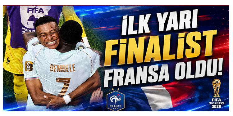 İlk yarı finalist Fransa oldu