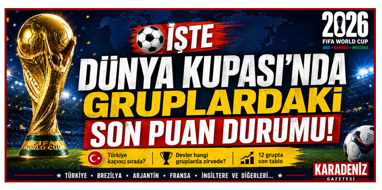 2026 Dünya Kupasında Zirve Yarışı Kızıştı! İşte Puan Durumu?