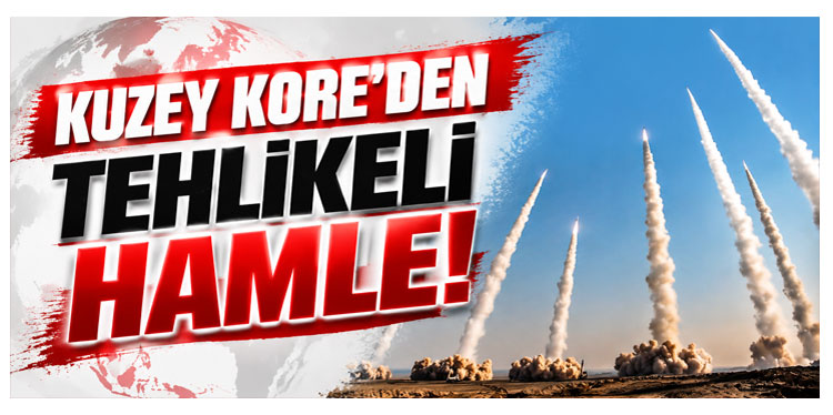 Kuzey Kore'den Doğu Denizi istikametine birden fazla balistik füze
