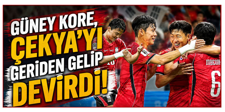 GÜNEY KORE, ÇEKYA'YI GERİDEN GELİP DEVİRDİ!