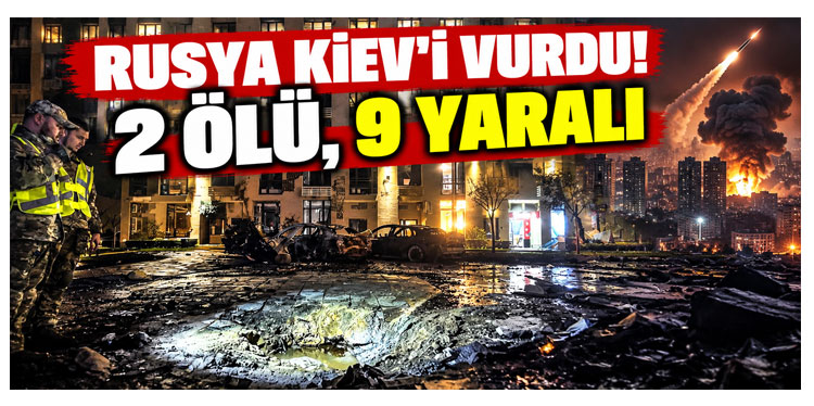 Rusya Kiev’de çok katlı binayı vurdu: 2 ölü, 9 yaralı