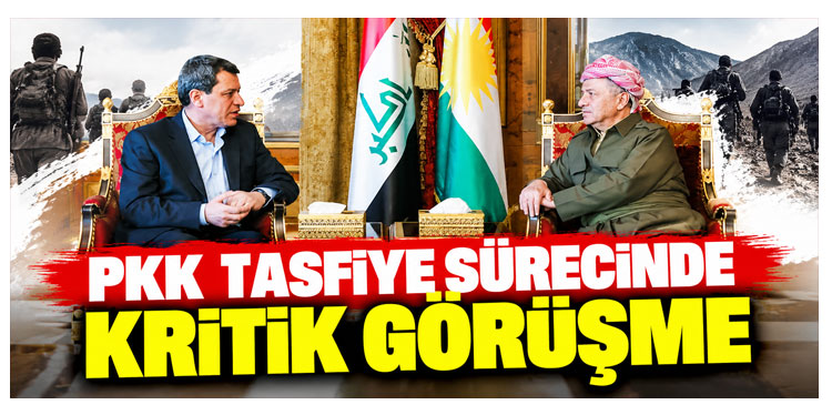 KDP Başkanı Mesut Barzani, Mazlum Abdi ile görüştü