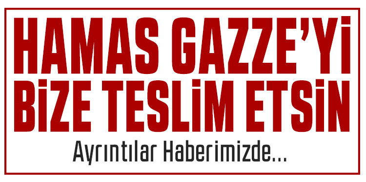 Mahmud Abbas: Hamas silah bırakıp Gazze'yi bize teslim etsin