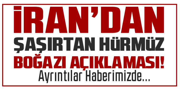 İran'dan şaşırtan 