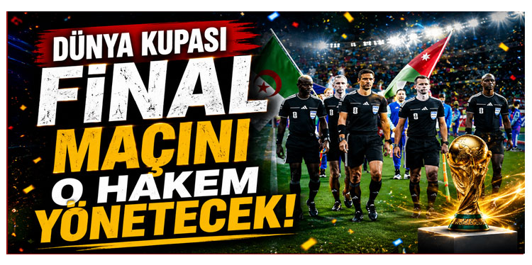 Dünya Kupası finalini yönetecek hakem açıklandı!