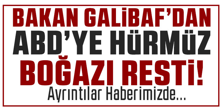 Galibaf'tan Trump'a: 