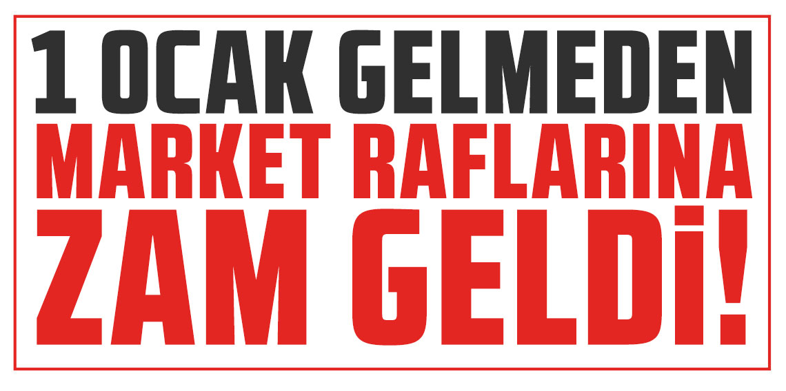 1 Ocak gelmeden market raflarına zam geldi! Litresi net 17 lira 15 kuruşu geçecek