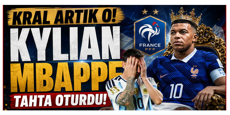 Kral artık o! Kylian Mbappe, Lionel Messi'nin tahtını yıktı!
