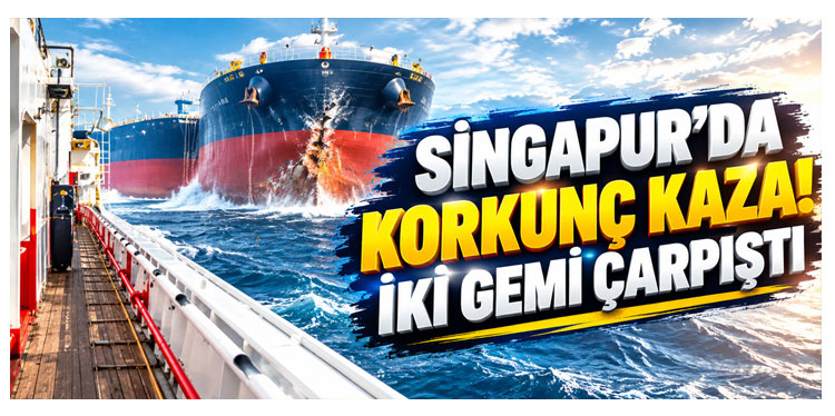 Singapur açıklarında yük gemisi, Çin’e ait balıkçı gemisiyle çarpıştı