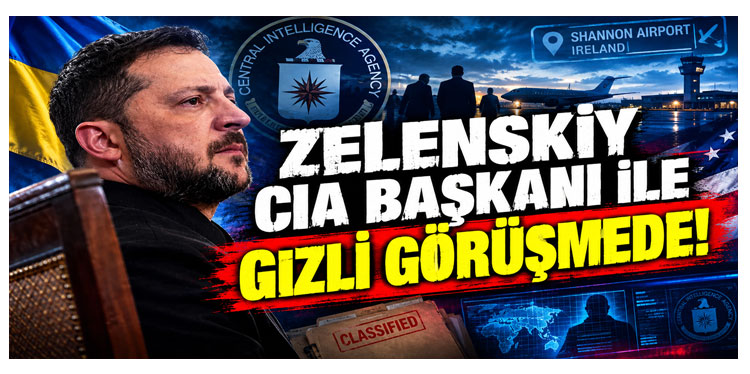 Zelenskiy ile CIA Başkanı Ratcliffe’in İrlanda’da gizlice görüştüğü iddiası