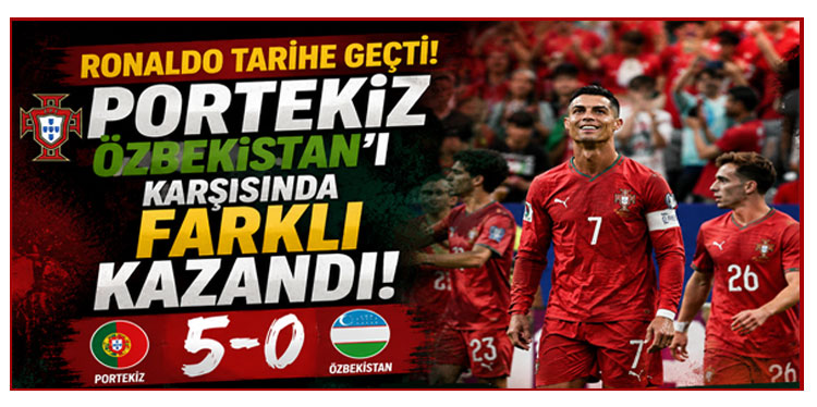 Portekiz, Özbekistan'ı farklı geçti
