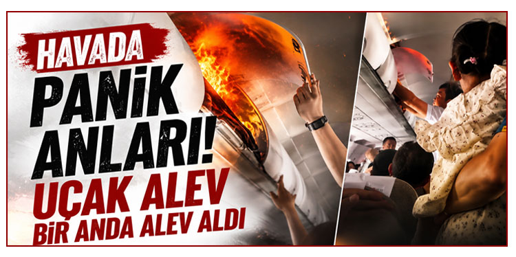 Çin'de iniş yapan yolcu uçağında yangın paniği: Taşınabilir batarya alev aldı