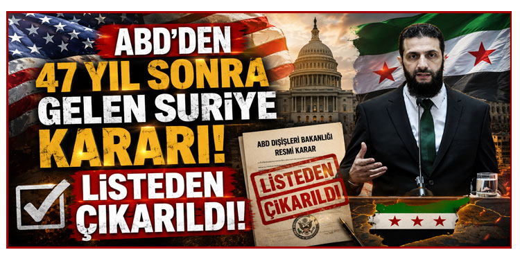 ABD'den 47 yıl sonra gelen Suriye kararı! Dışişleri: Memnuniyetle karşılıyoruz