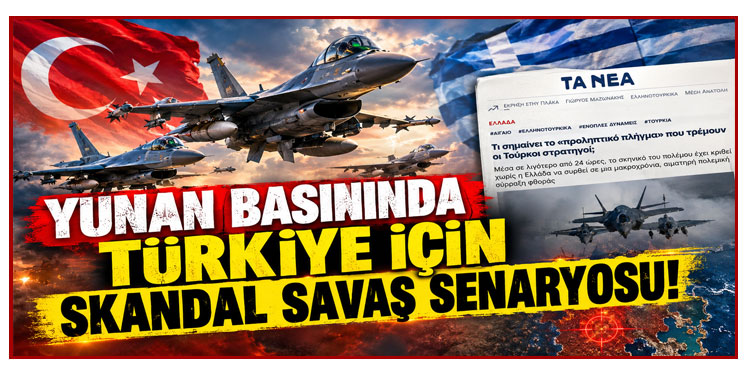 Yunan basınında Türkiye için skandal savaş senaryosu