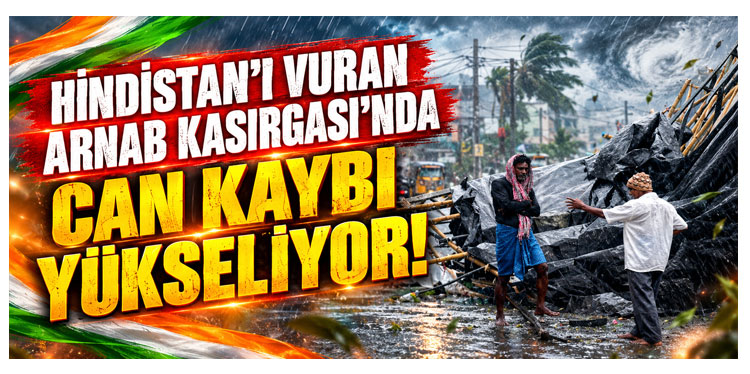 Hindistan’ı vuran Arnab Kasırgası’nda can kaybı 6’ya yükseldi