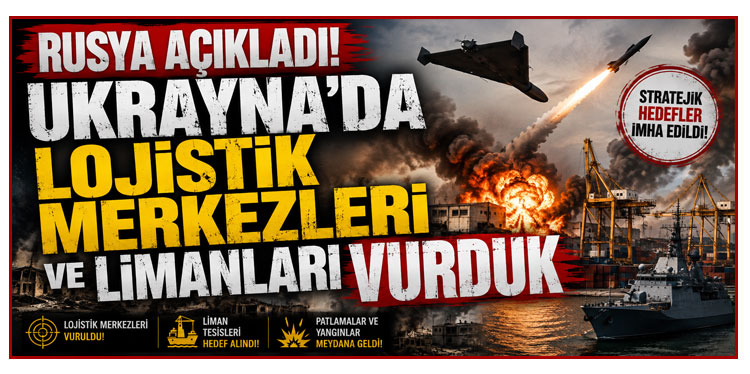 Rusya: Ukrayna'da lojistik merkezleri ve limanları vurduk