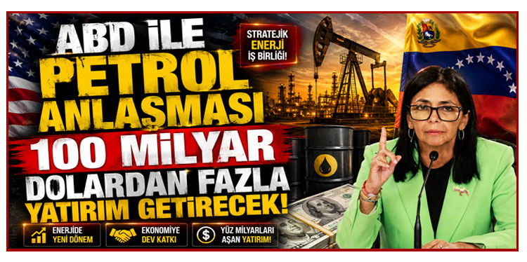 Delcy Rodriguez: ABD ile petrol anlaşması 100 milyar dolardan fazla yatırım getirecek