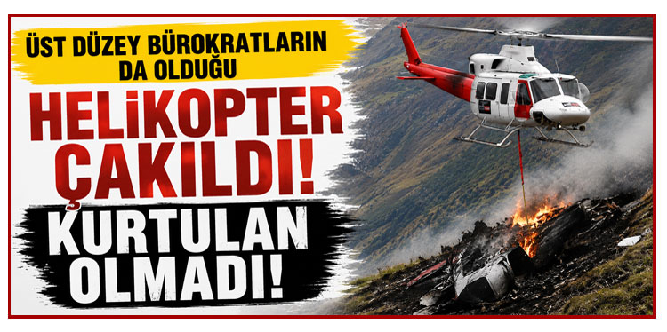 Arjantin'de düşen helikopter 7 kişiye mezar oldu!