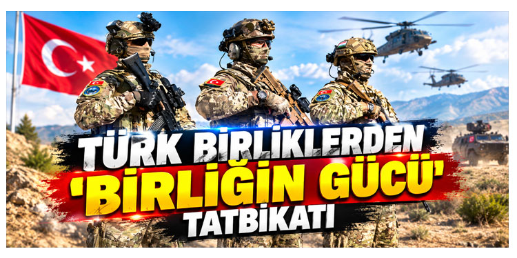 Türkiye, Azerbaycan ve Özbekistan’ın katılımıyla Birliğin Gücü-2026 Tatbikatı gerçekleştirildi