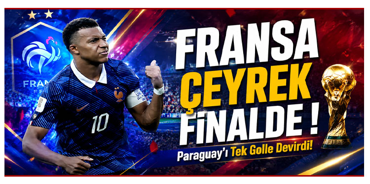 Fransa çeyrek finalde
