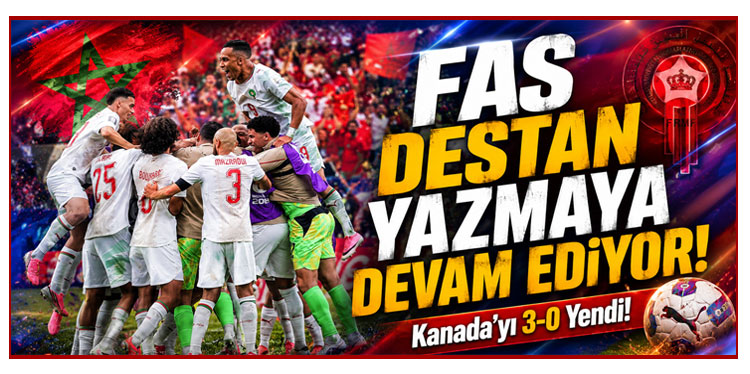 Dünya Kupası'nda ilk çeyrek finalist Fas