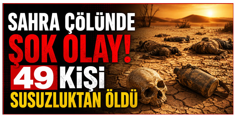 Sahra Çölü’nde 49 kişi susuzluktan öldü