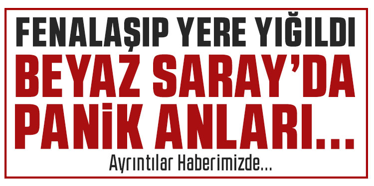 Beyaz Saray'da panik anları... Fenalaşıp yere yığıldı