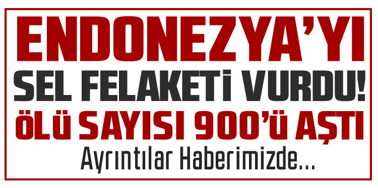 Endonezya'yı saran felaket: can kaybı 900'ü aştı